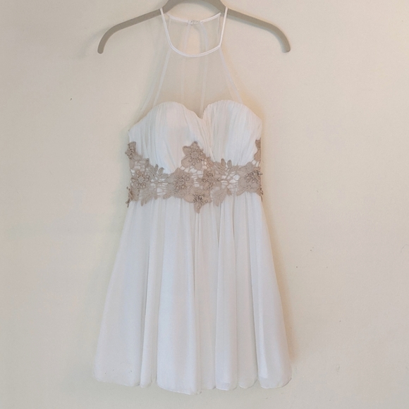 My Michelle Dresses & Skirts - Sleeveless illusion neck party dress sz 1